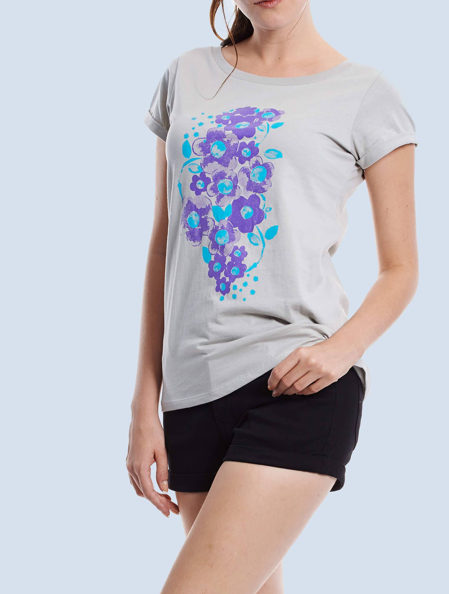 【CPGN STUDIO】Roseville Flower Short Sleeve T-shirt 1.jpg